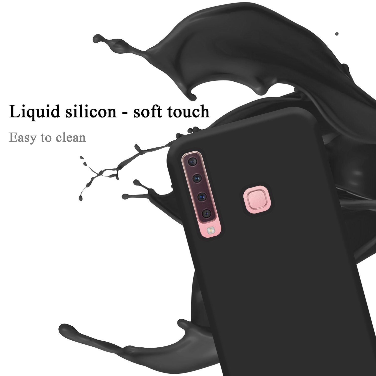Cadorabo Handyhülle für Samsung Galaxy A9 2018 Hülle Samsung Galaxy A9 2018, Flexible Hülle TPU Silikon Schutzhülle Back Cover Case
