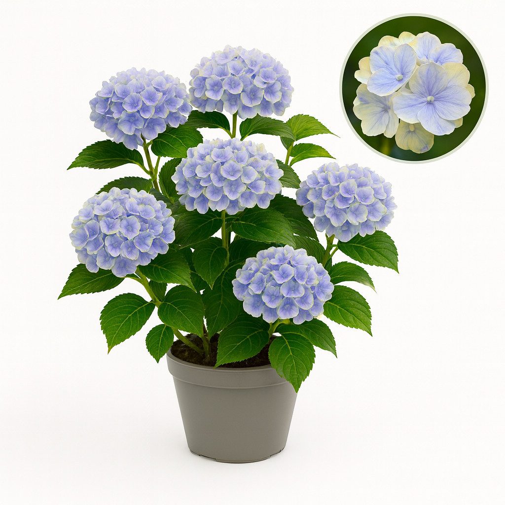 Exotenherz Beetpflanze Exotenherz - Hortensia - Hydrangea Magical Jewel Blue 23cm Topf
