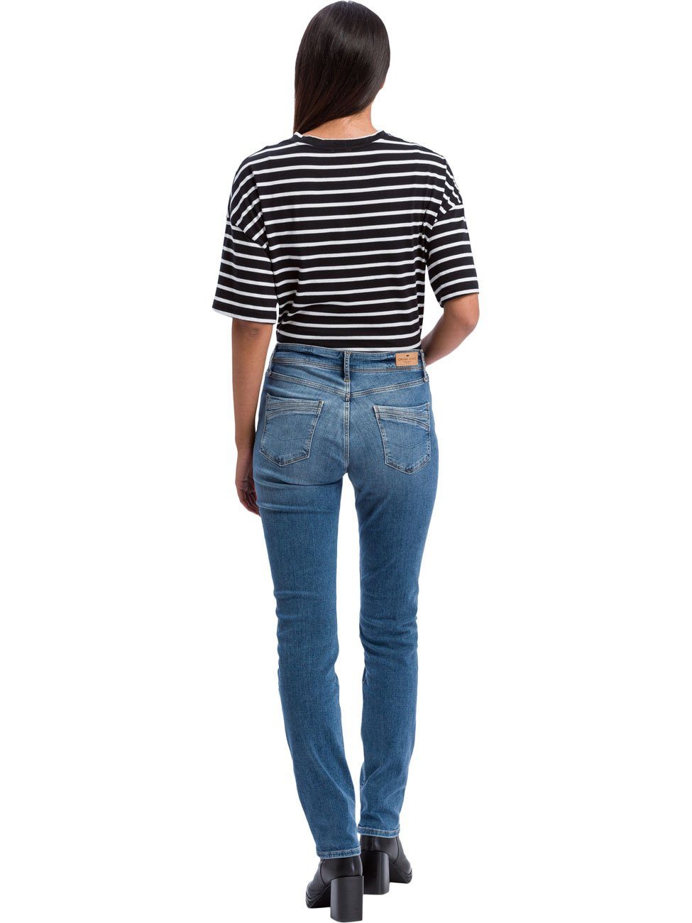 JEANS® mit LAUREN Jeanshose CROSS Bootcut-Jeans Stretch