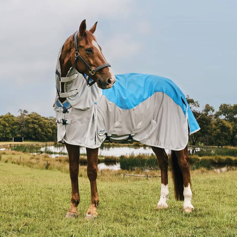 WeatherBeeta Pferde-Regendecke Weatherbeeta Comfitec Dual Shield Detach-A-Neck