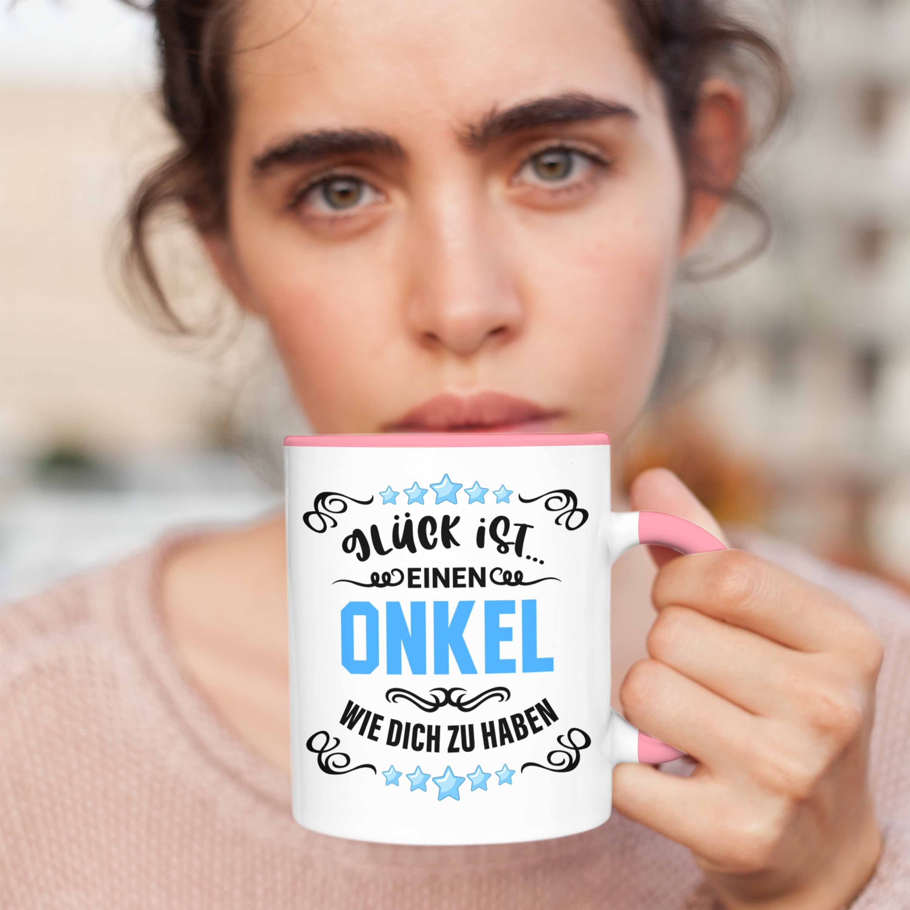 Geschenkidee Trendation Spruch - von Geschenk Lustige Nichten Rosa Onkel Tasse für Bester Geschenke Trendation Tasse Neffe Onkel Nichte