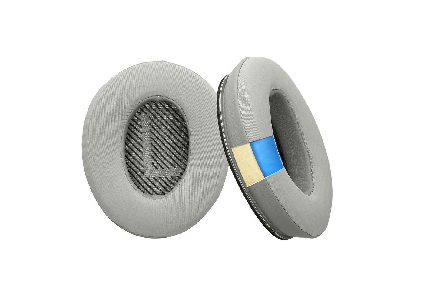 kwmobile Kopfhörer-Schutzhülle 2x Kunstleder Ohrpolster für Bose Quietcomfort 35 35II 25 15, Ersatz Ohrpolster Kopfhörer Ersatzpolster für Over Ear Headphones
