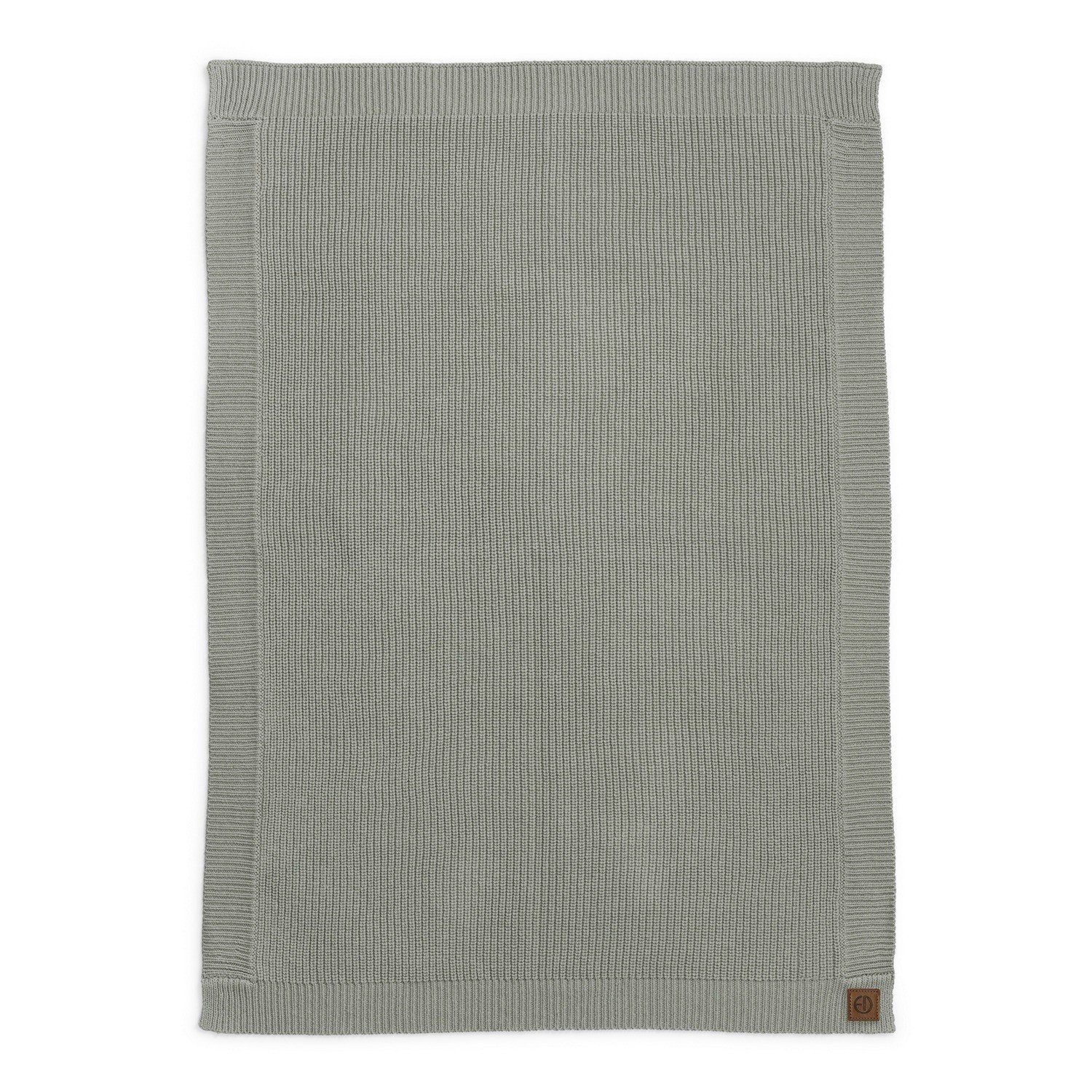 Babydecke Gestrickte Wolldecke - Mineral Green, günstig online kaufen