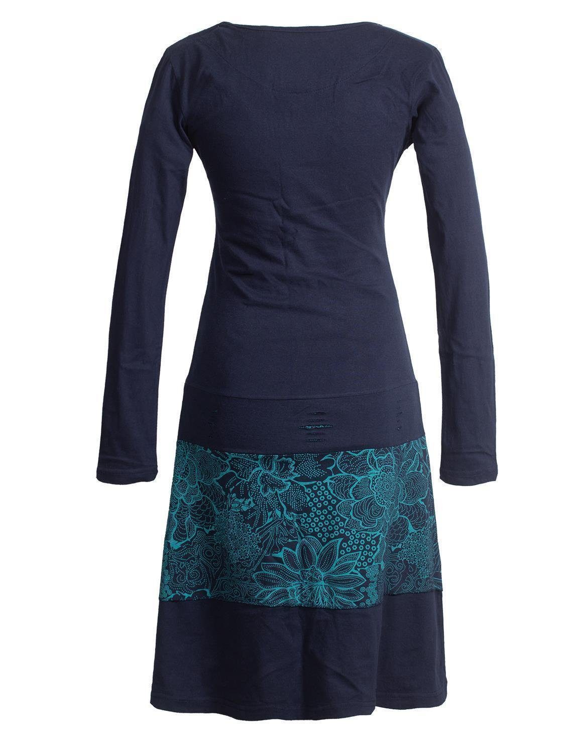 Vishes Jerseykleid Lagenlook Langarm Kleid mit günstig online kaufen
