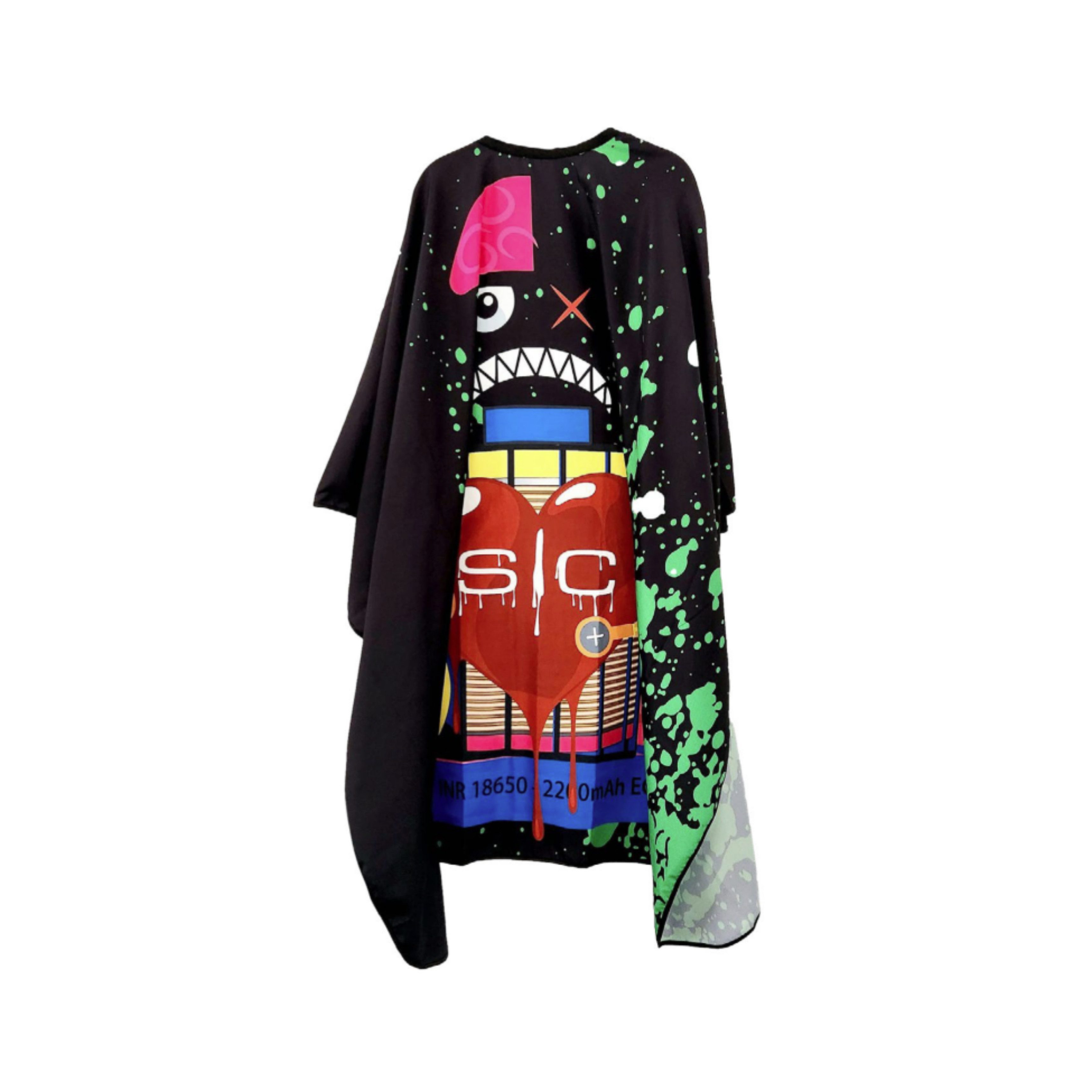 Stylecraft Kittelschürze Stylecraft Haarschneideumhang Radioactive Black