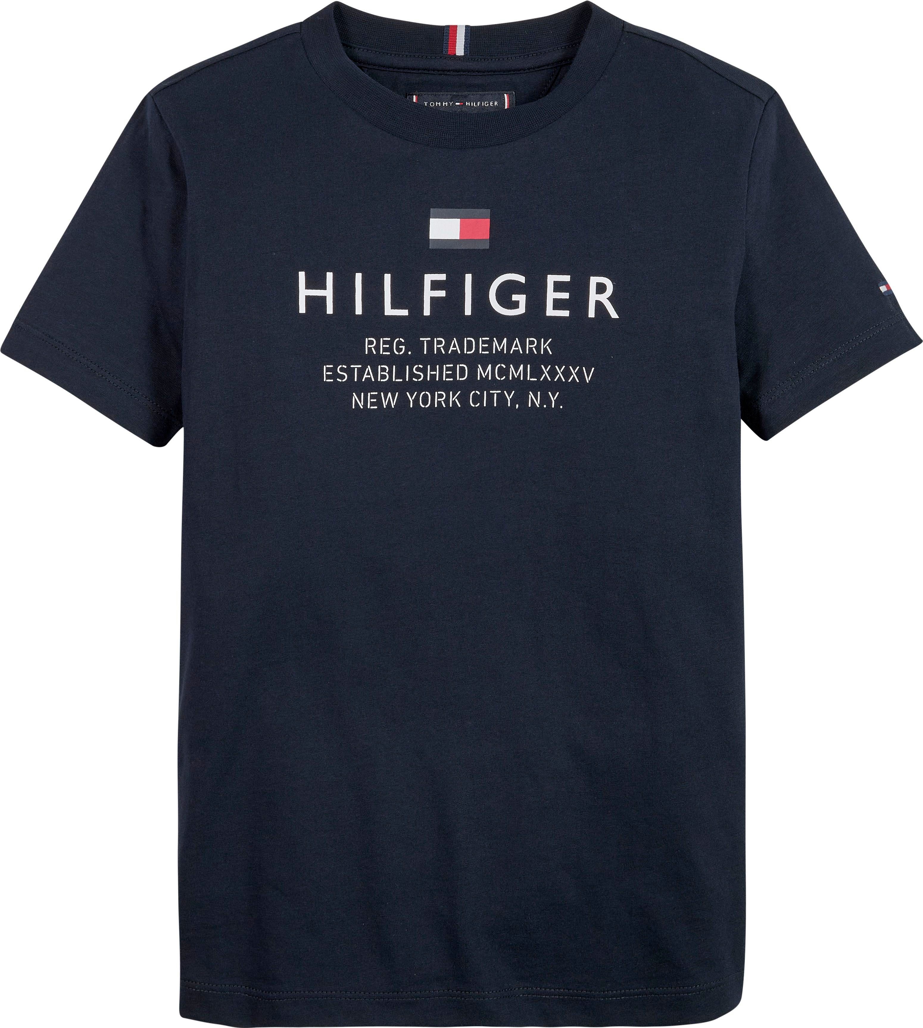 Tommy Hilfiger T-Shirt »TH LOGO TEE S/S« mit großem Logodruck