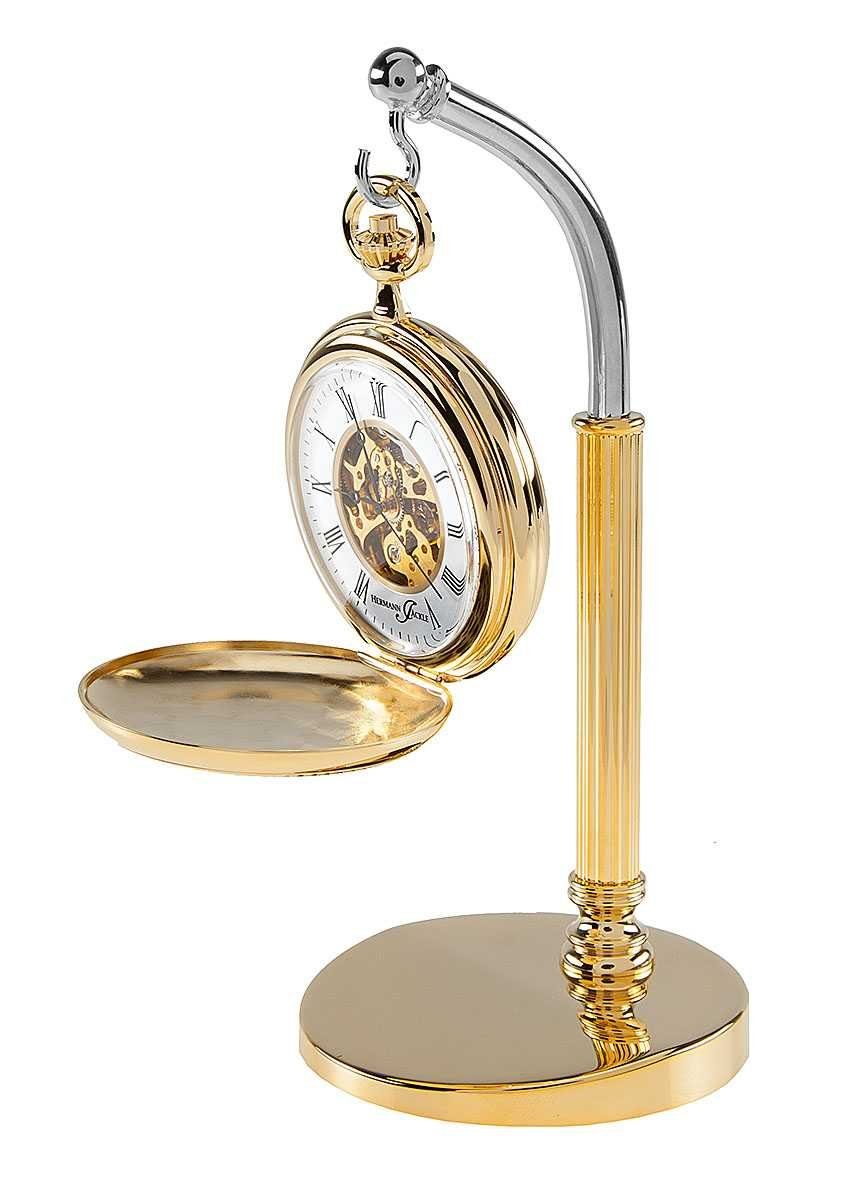 Hermann Jäckle Taschenuhr -Ständer S4 Taschenuhrständer für 1 Uhr – bicolor, edel & stabil