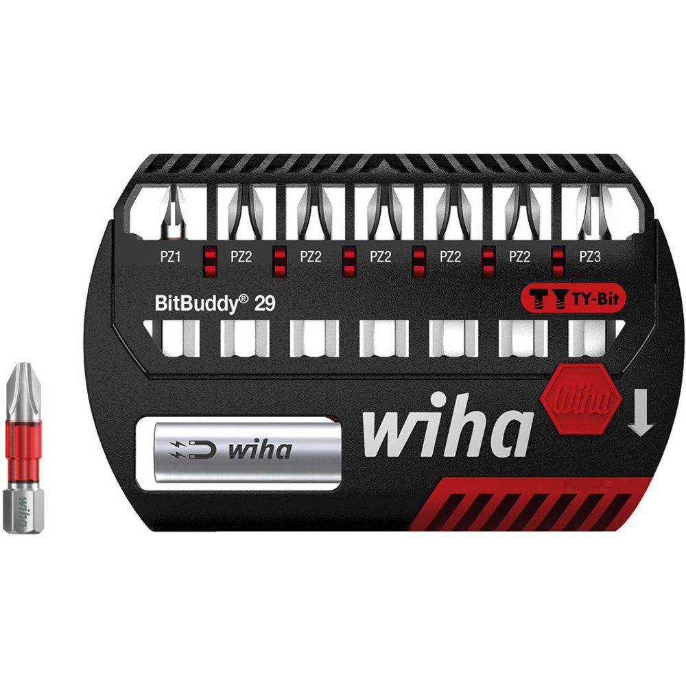 Wiha Pozidriv Bit-Set 42098 Bit-Set Kreuzschlitz 8teilig Wiha