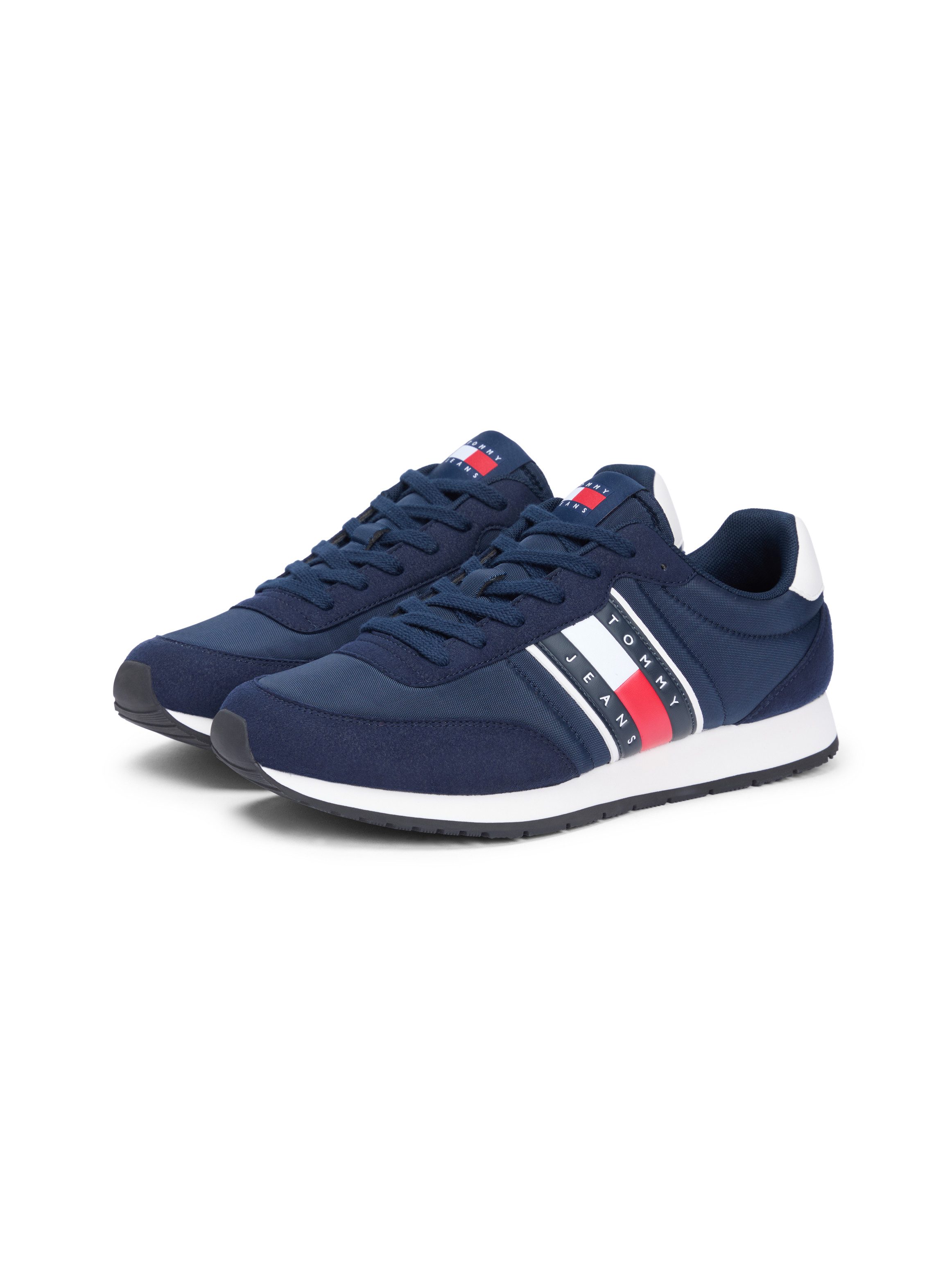 Tommy Jeans TJM CLASSIC RUNNER Sneaker Freizeitschuh, Halbschuh, Schnürer mit Kontrastbesätzen