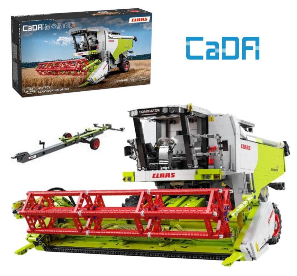 CaDA C61508W Claas Dominator 370 Mähdrescher Ferngesteuert Konstruktions-Spielset, (4567 St)