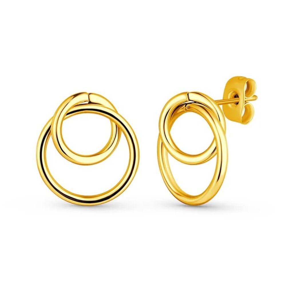 VUCH Ohrring-Set Minimalistické pozlacené náunice Kista Gold