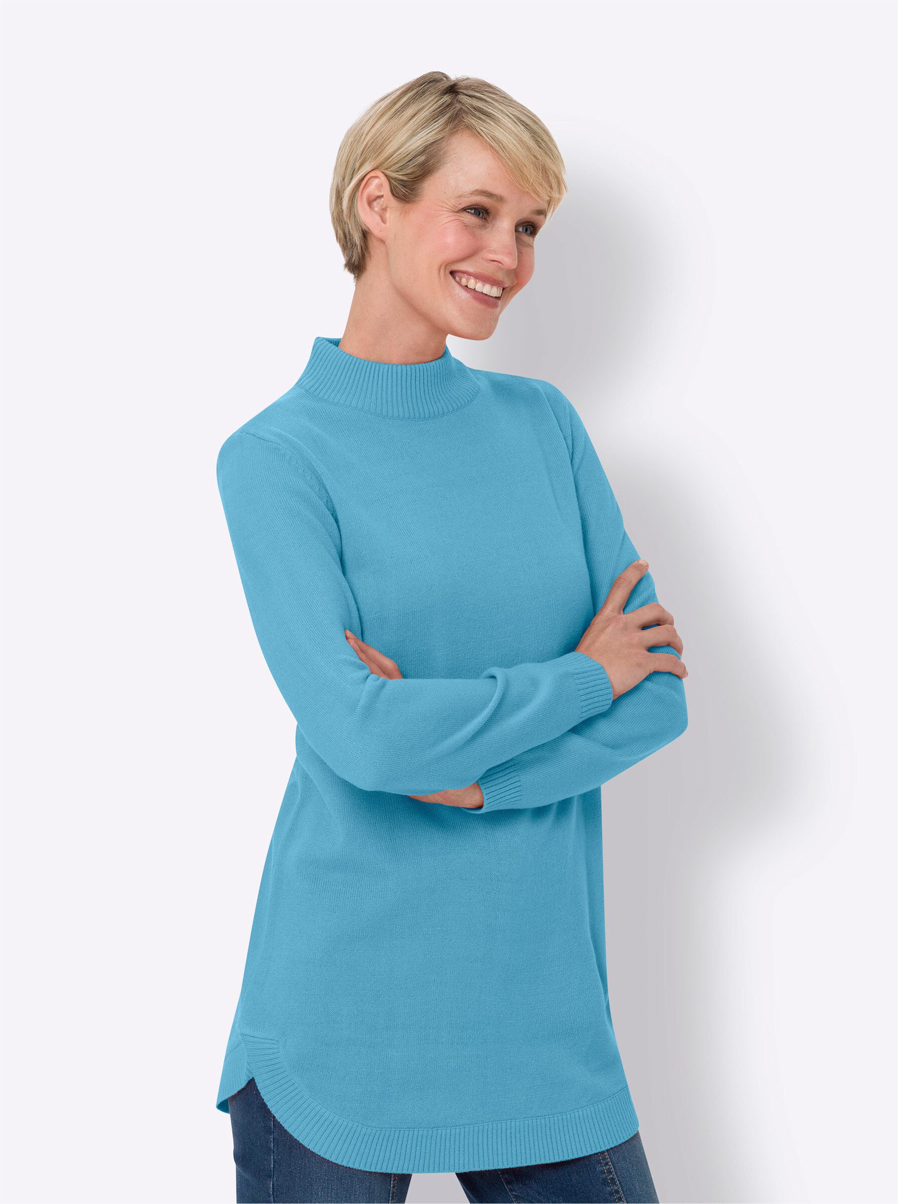 Strickpullover Longpullover