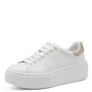 Tamaris Plateausneaker, Schnürschuh, Halbschuh mit auffälligen Schmucksteinen an der Ferse