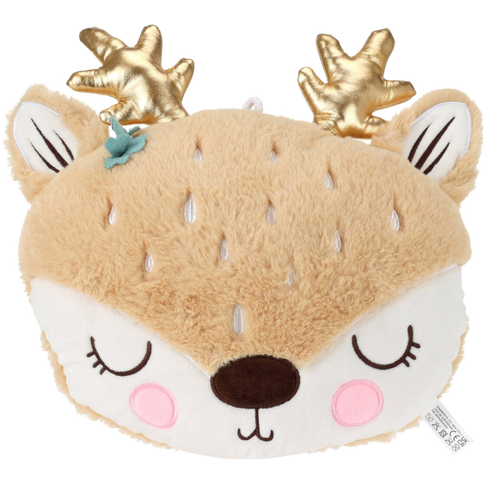 Home & styling collection Dekokissen Kuschelkissen Rentier, 28 x 25 x 10 cm