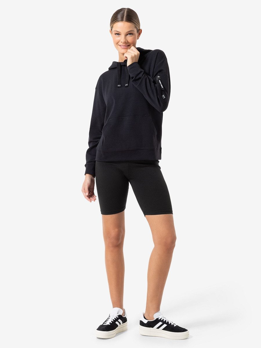 SUPER.NATURAL Shorts für Damen, Merino FITNESS SHORTS casual, Stretch, atmungsaktiv