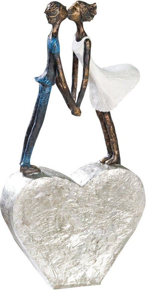 Casablanca by Gilde Dekofigur Skulptur Devotion (1 St), grau, Polyresin