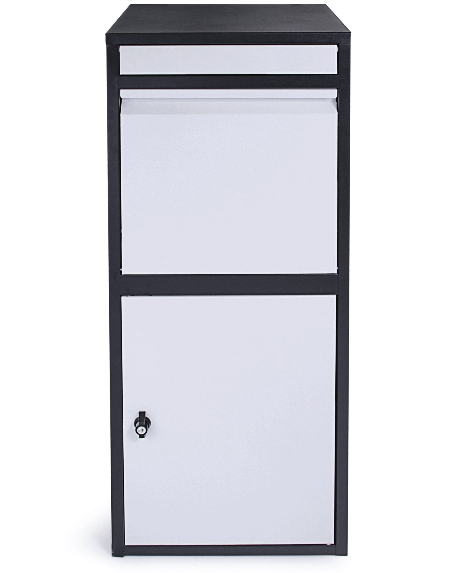 ONDIS24 Briefkasten Paketbox "Korona" Postbox 1-türiger Paketsafe für Pakete, abschließbar, inklusive Bodenanker, 2 Schlüssel