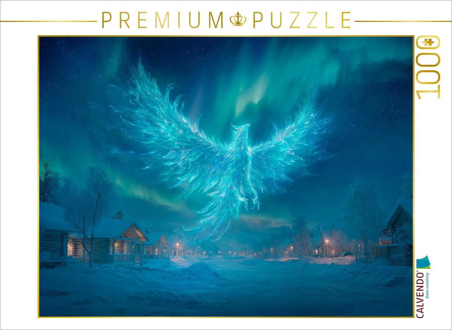 CALVENDO Puzzle CALVENDO Puzzle Phoenix of the Northern Lights, 1000 pieces, finished, 1000 Puzzleteile