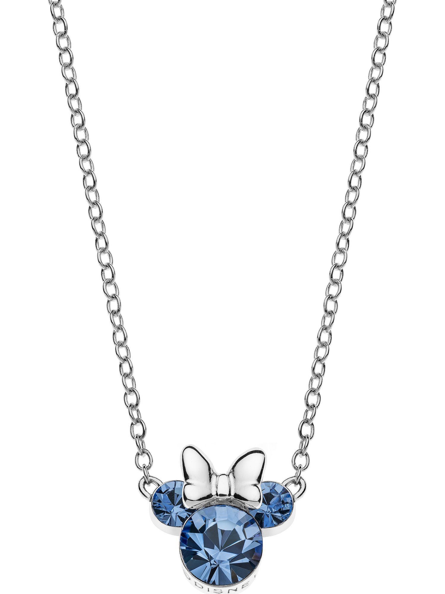 DISNEY Silber Kristall Collier hellblau 925er Mädchen-Kinderkette Disney Jewelry 1