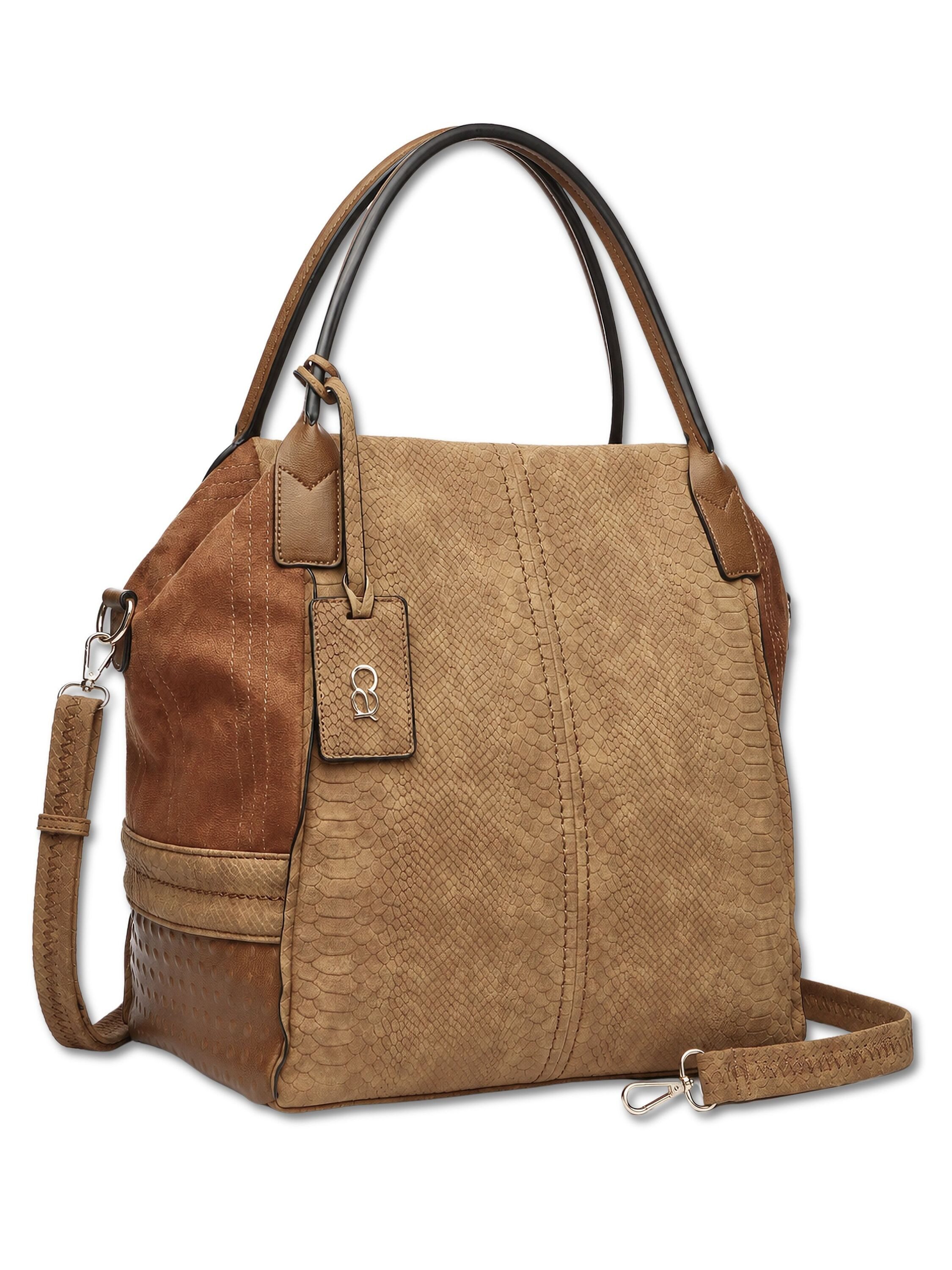 COLLEZIONE ALESSANDRO Schultertasche Maxim, mit langen Henkeln und zusätzlichem Trageriemen