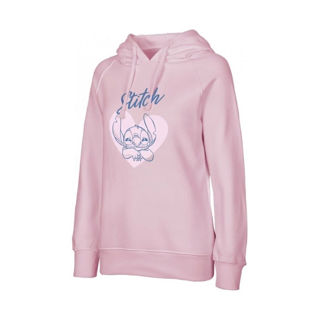 Lilo & Stitch Hoodie Lilo und Stitch Damen Hoodie, Rosa und Blau, Größe S bis L
