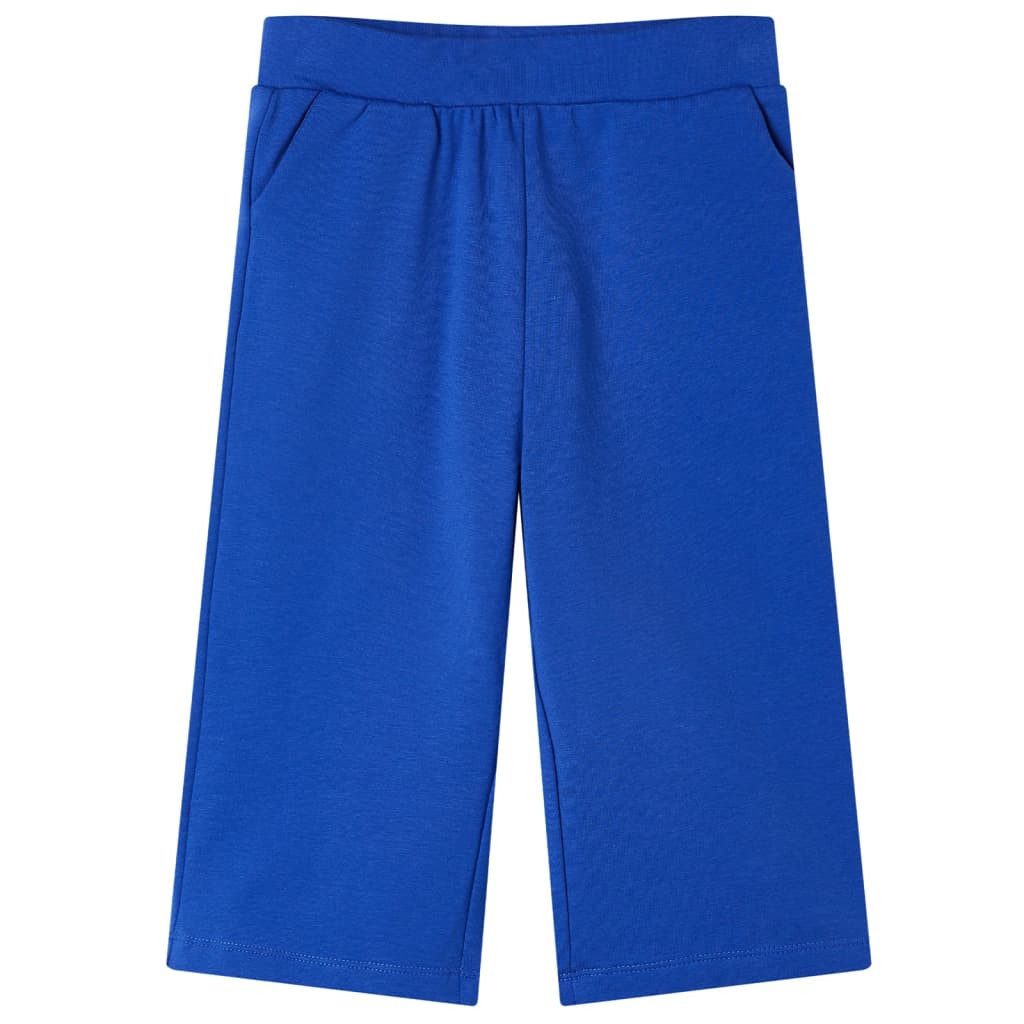Schlupfhose Kinderhose mit Weiten Beinen Kobaltblau 116