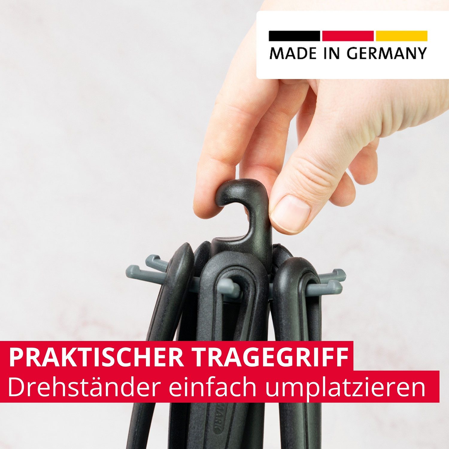 WESTMARK Kochbesteck-Set Drehständer »Gallant«, Colour-Edition, Set 7-tlg., BPA-frei, spülmaschinengeeignet, Made in Germany, Spar-Set