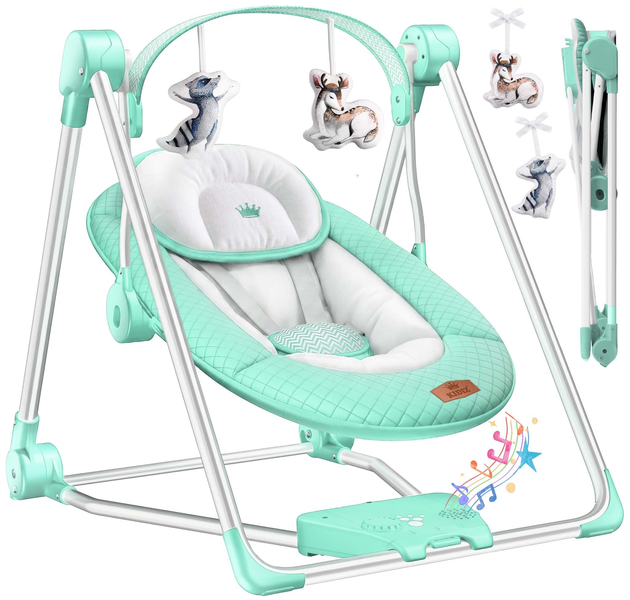 KIDIZ Babywippe, Babywippe Babyschaukel mit Geschwindigkeitseinstellungen
