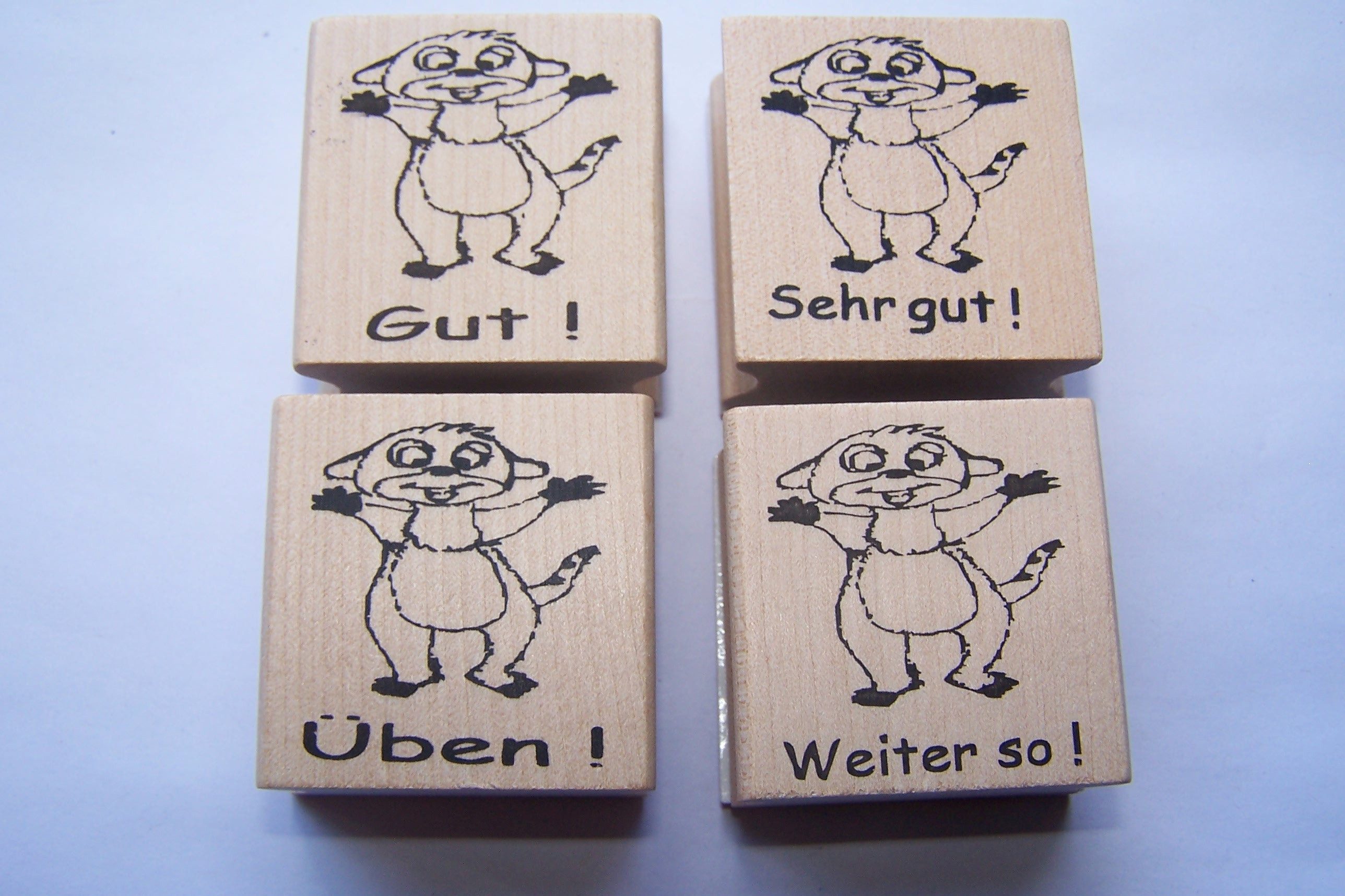 Hauke Wagner Stempel Erdmännchen Stempel in der Schule als Lehrerstempel zur Motivation, Erdmännchen Stempel für die Schule als Lehrerstempel zur Motivation