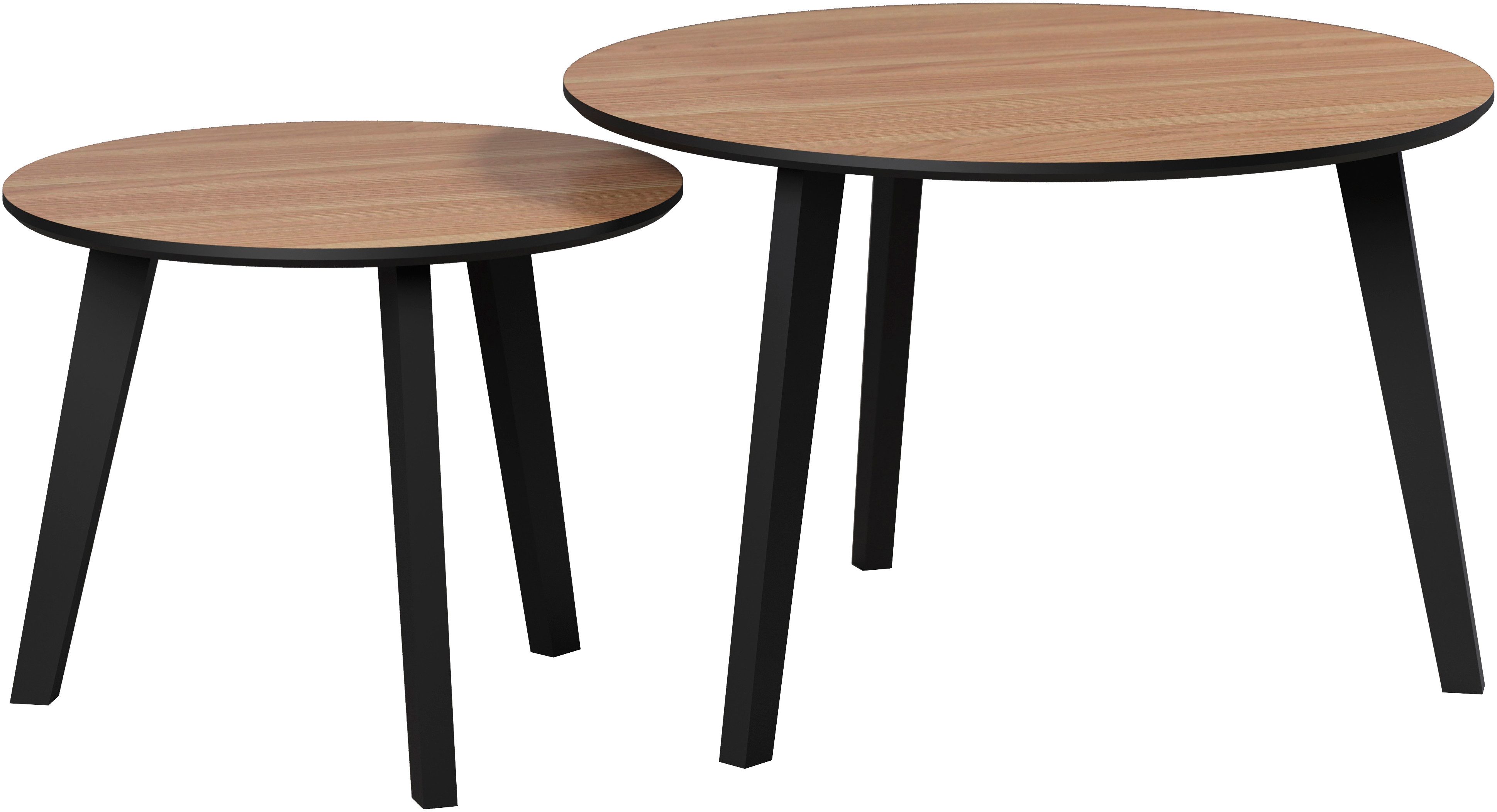 INOSIGN Couchtisch Ronda (Set, 2-St), Beistelltische mit Massivholzfüßen - günstig online kaufen