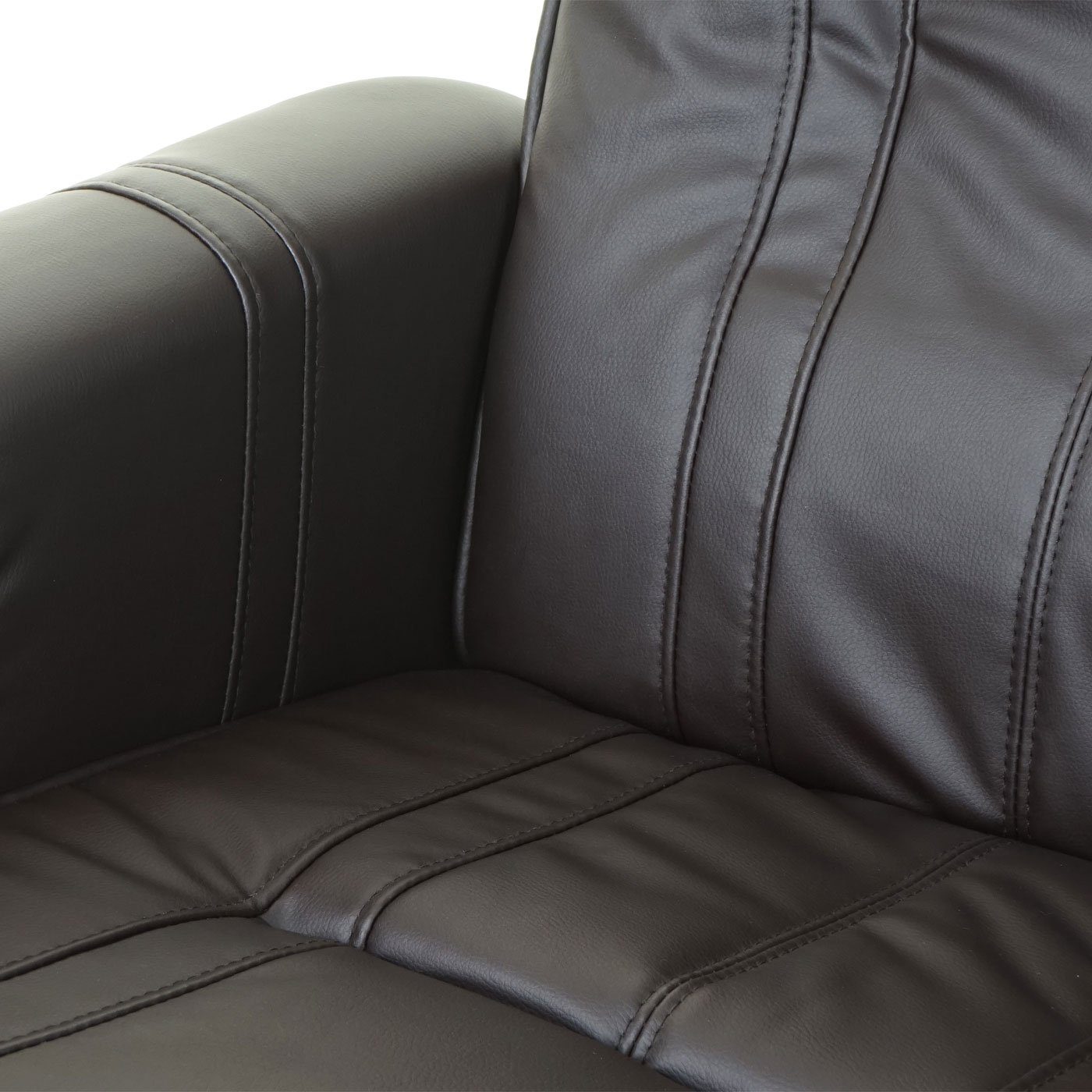 MCW-C46, Sessel Um braun feststellbar Relaxsessel Schraubmechanismus drehbar, 360° neigbar, MCW durch