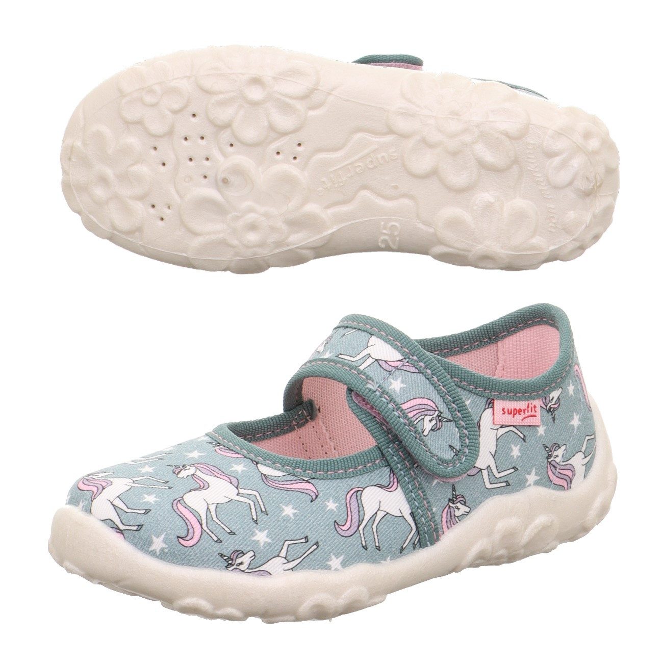 Superfit Mädchen Hausschuh Bonny grün EUR 35 Hausschuh