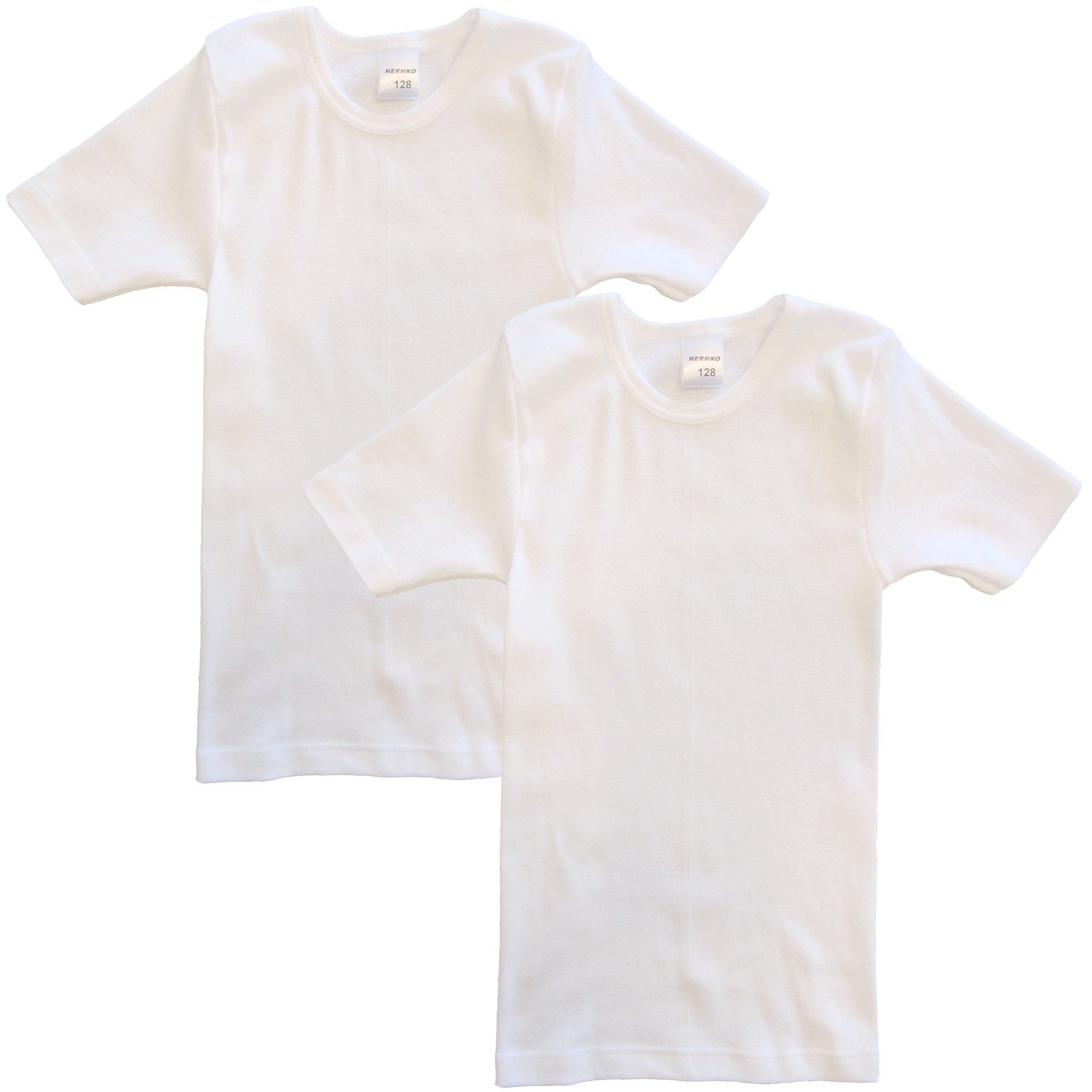 HERMKO Unterziehshirt 62810 (Pack, 2er) kurzarm Funktionsshirt schnelltrocknend atmungsaktiv basic