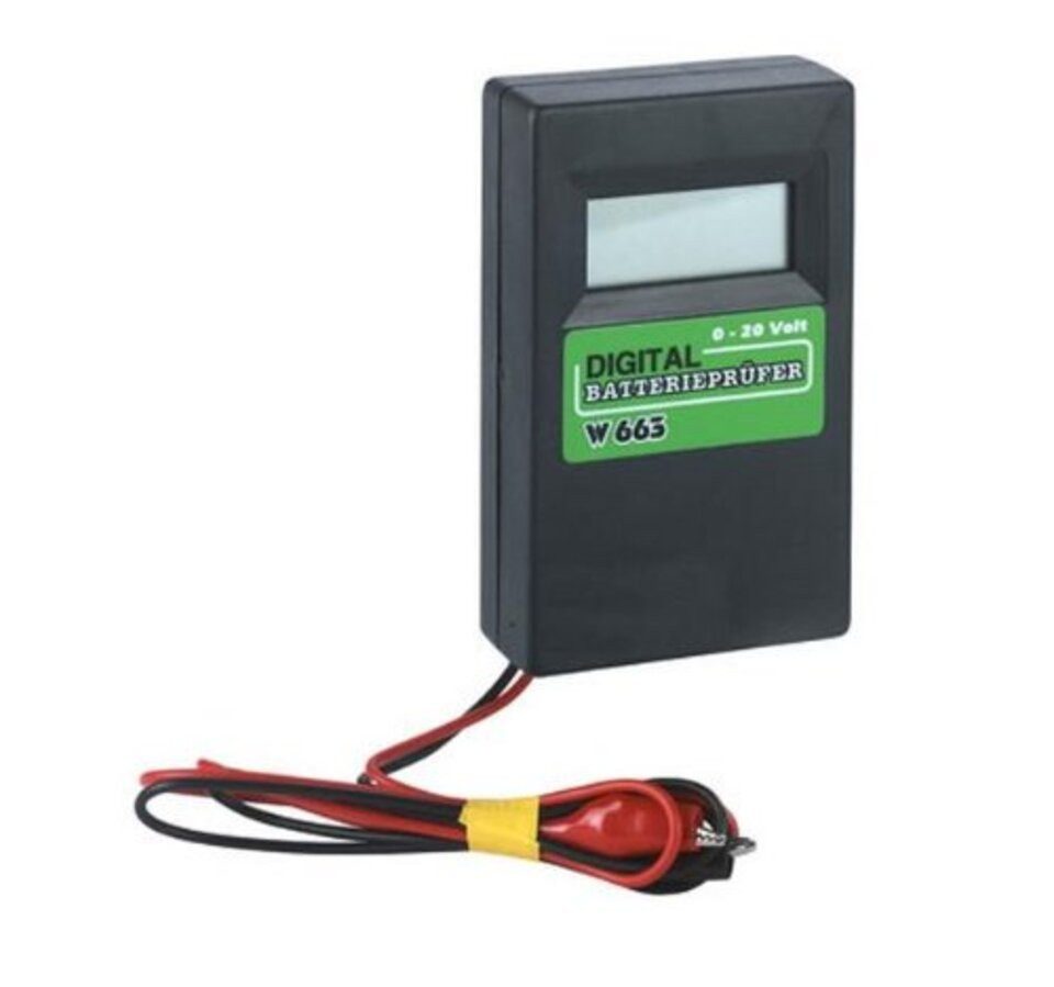 Kerbl Spannungsprüfer Digital - Batteriepruefer, (1 St)