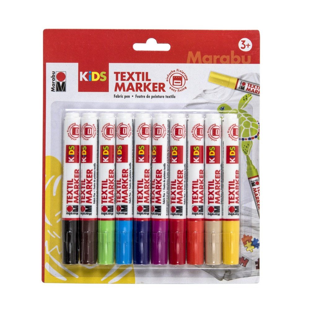 Marabu Textilmarker Marabu KiDS Textilmarker Set 10 Teile