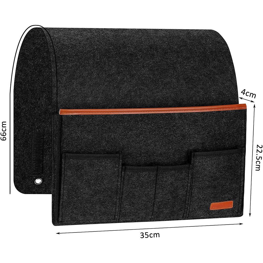 NUODWELL Organizer Sofa Armlehnen Organizer mit 5 Taschen, Couch Organizer günstig online kaufen