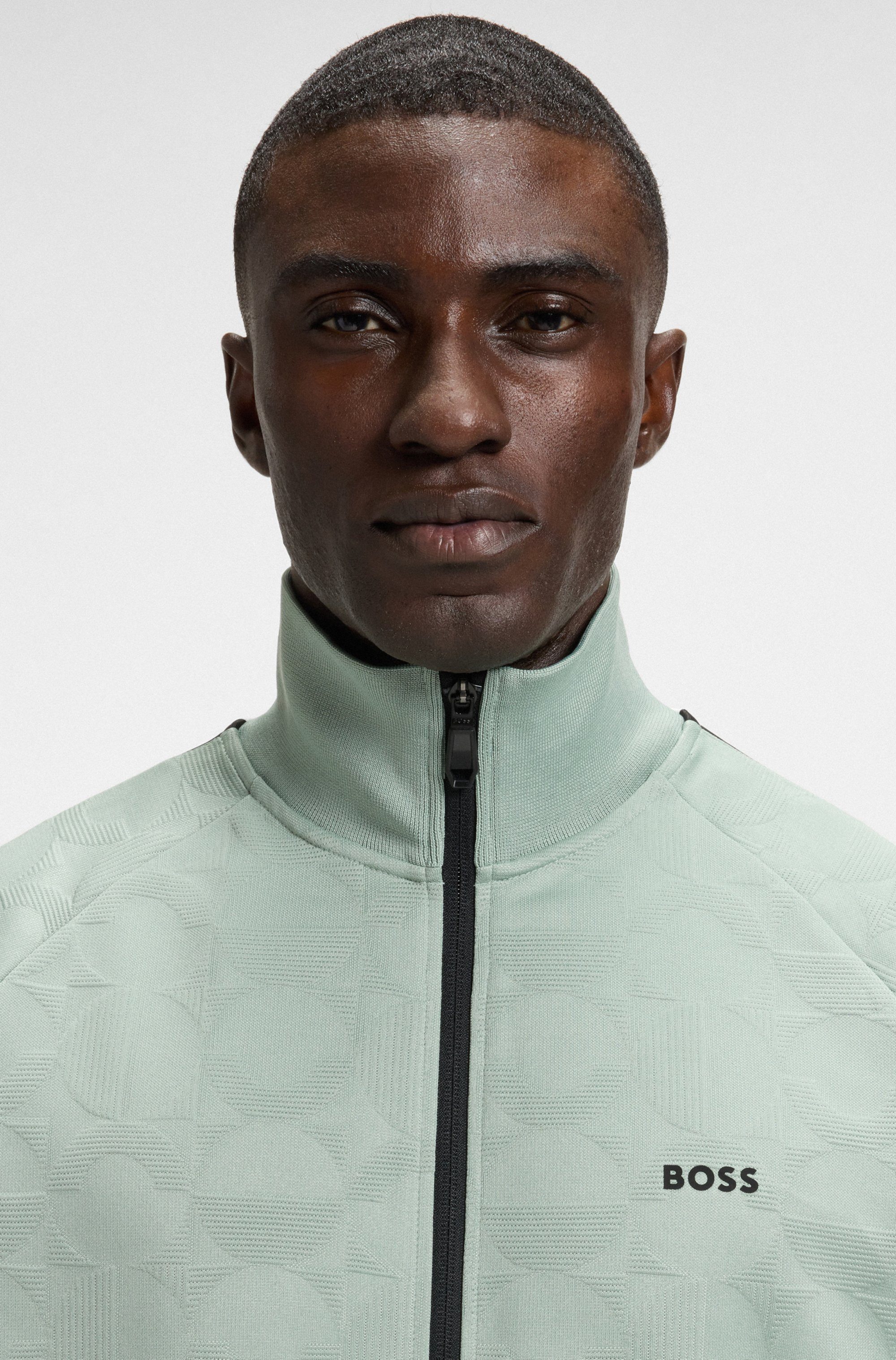 BOSS GREEN Sweatjacke Skarley Strip mit günstig online kaufen