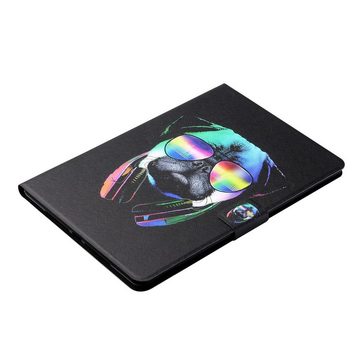 Wigento Tablet-Hülle Für Lenovo Tab M10 Plus 10.3 Zoll X606F Motiv 5 Tablet Tasche Kunst Leder Hülle Etuis