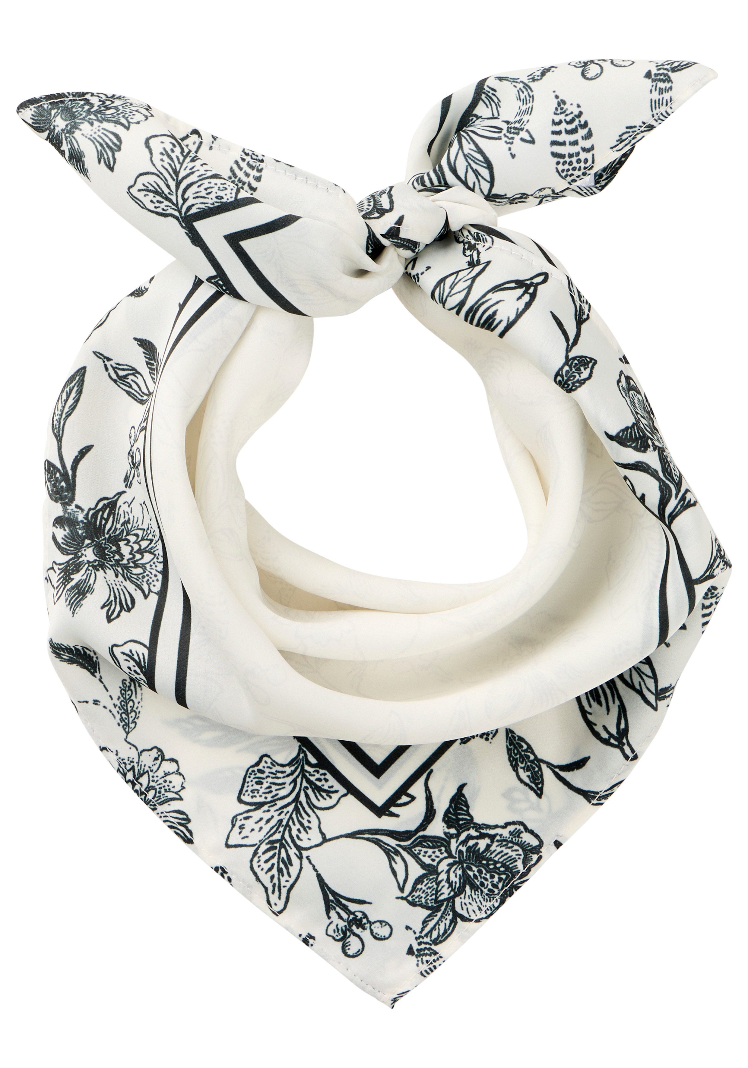 Laura Scott Nickituch, aus Satin, einlagig verarbeitet, mit Blüten-Druck. € 20,99, (€ 20,99 pro 1 Stk).