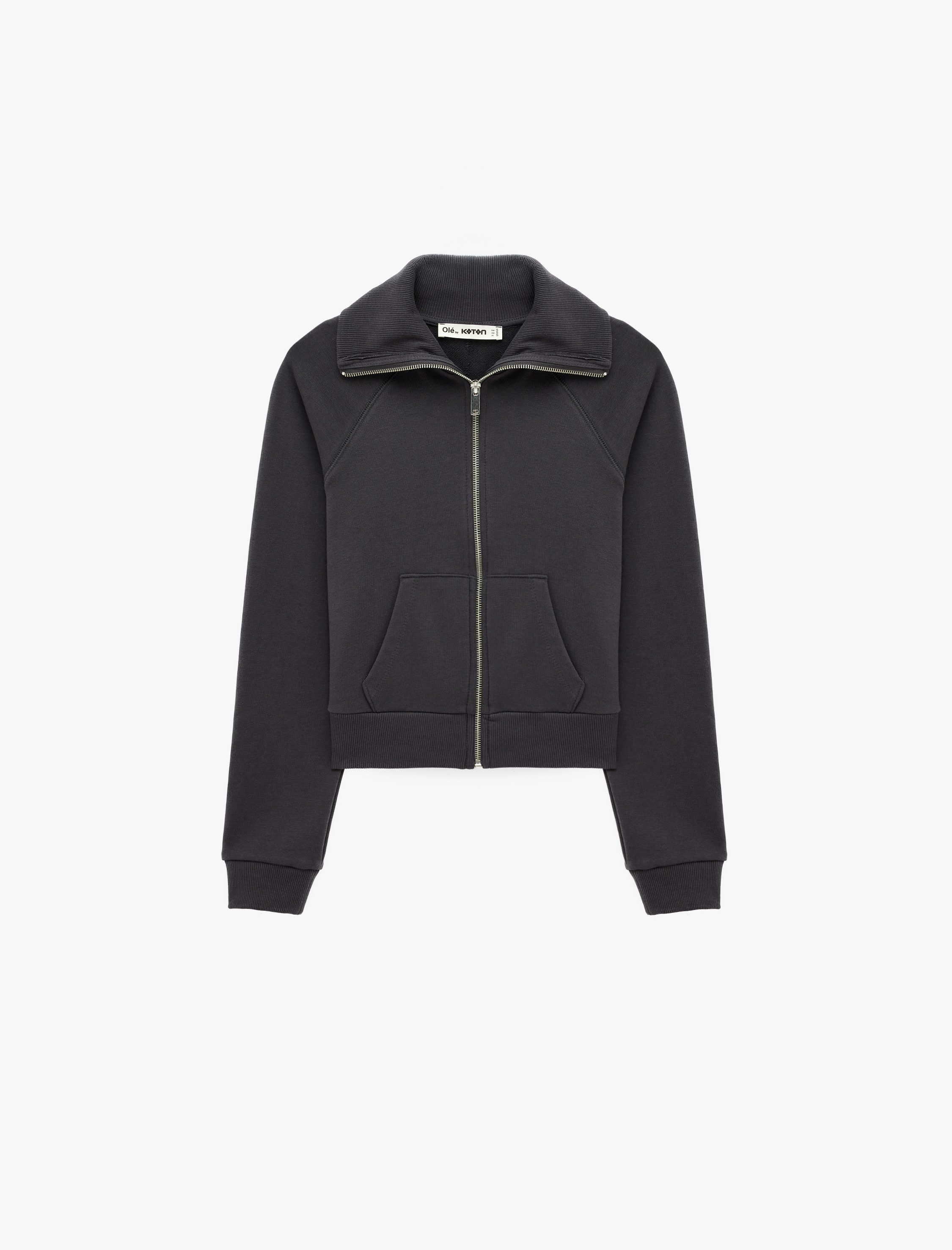Koton Sweatshirt Koton Baumwoll-Sweatshirt Slim Fit