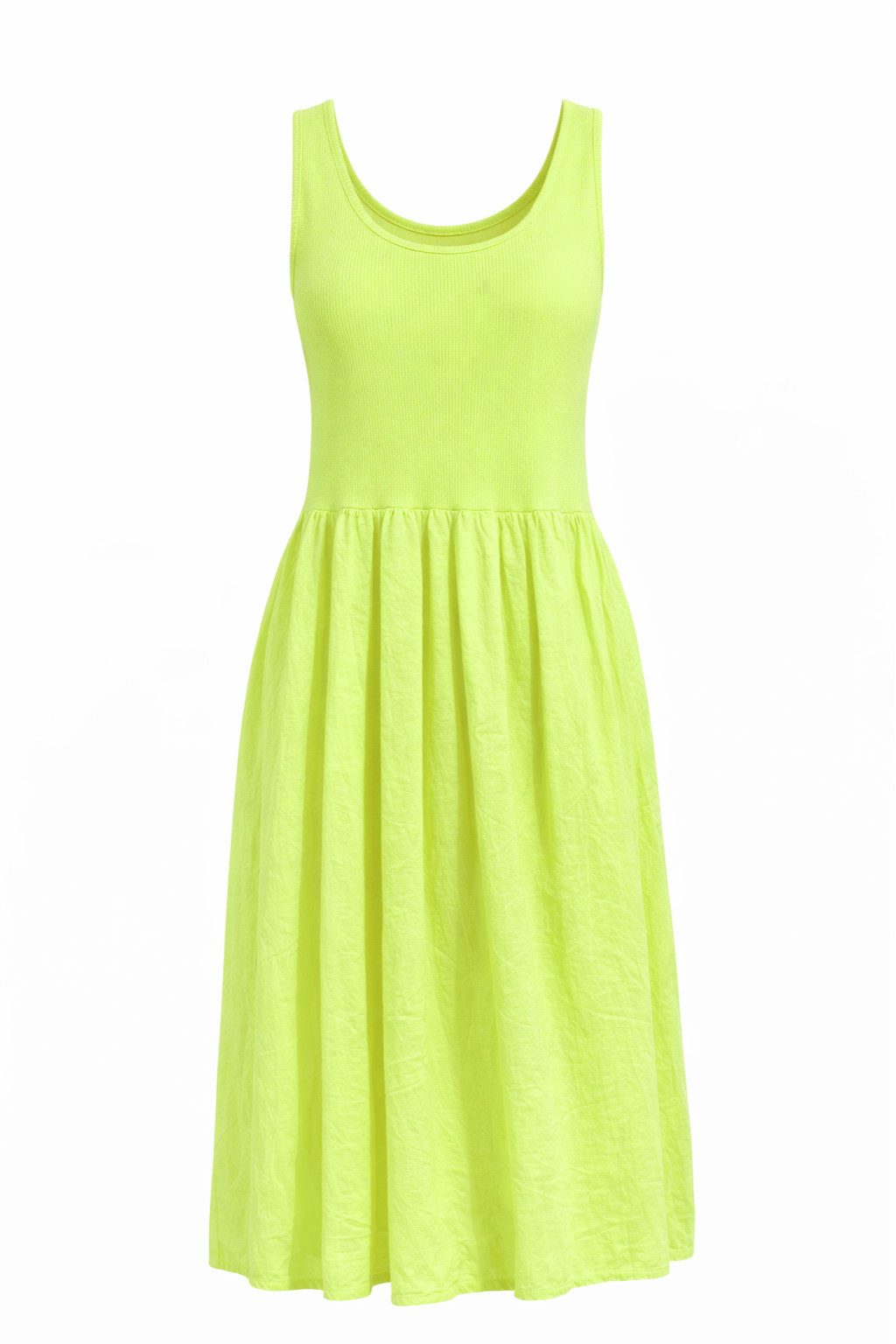 ITALY VIBES Sommerkleid - ärmelloses Kleid Damen - Midikleid - Jerseykleid - Strandkleid ONE SIZE / passend für Größe XS - L