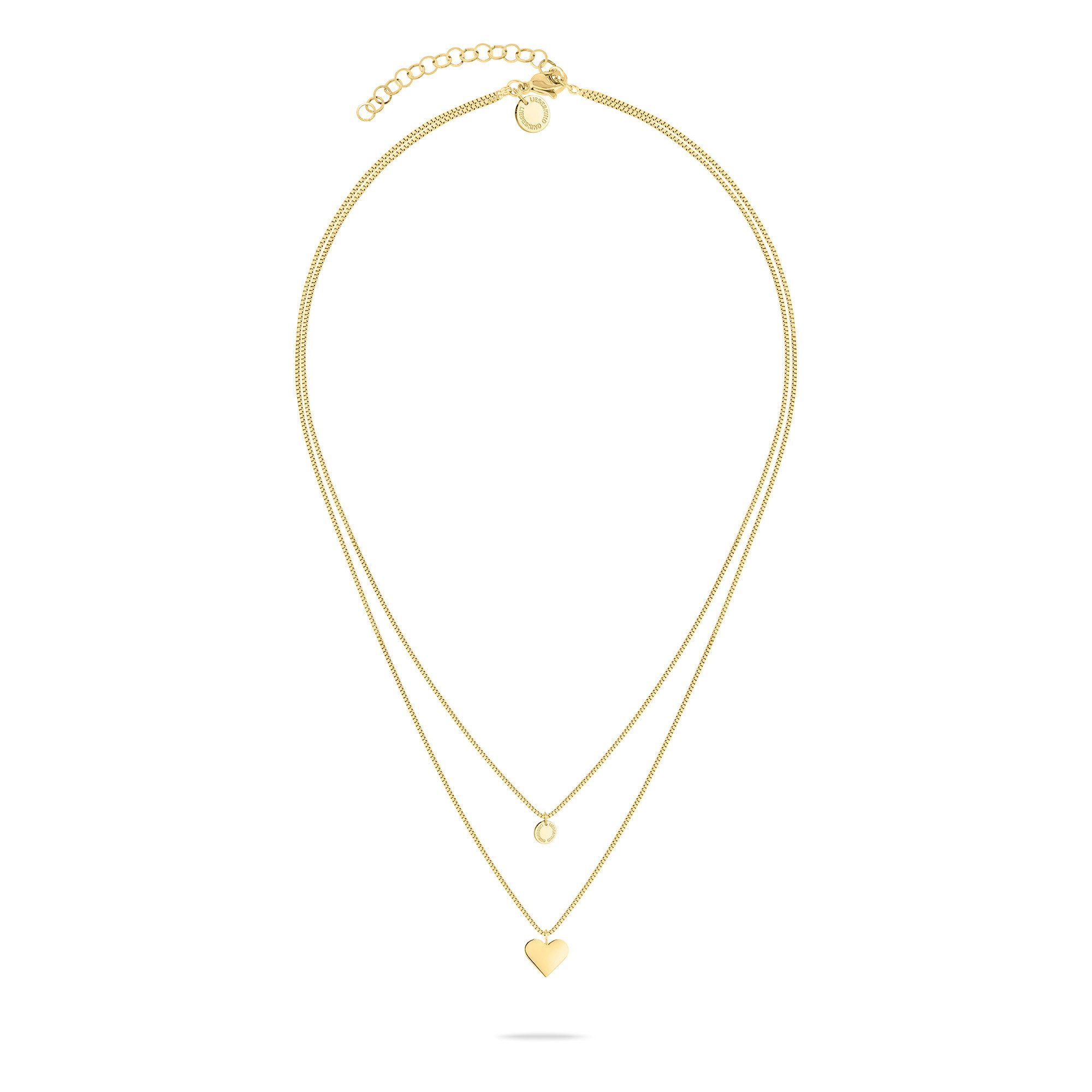 Liebeskind Berlin Kette mit Anhänger Schmuck Edelstahl Layered Love Herz