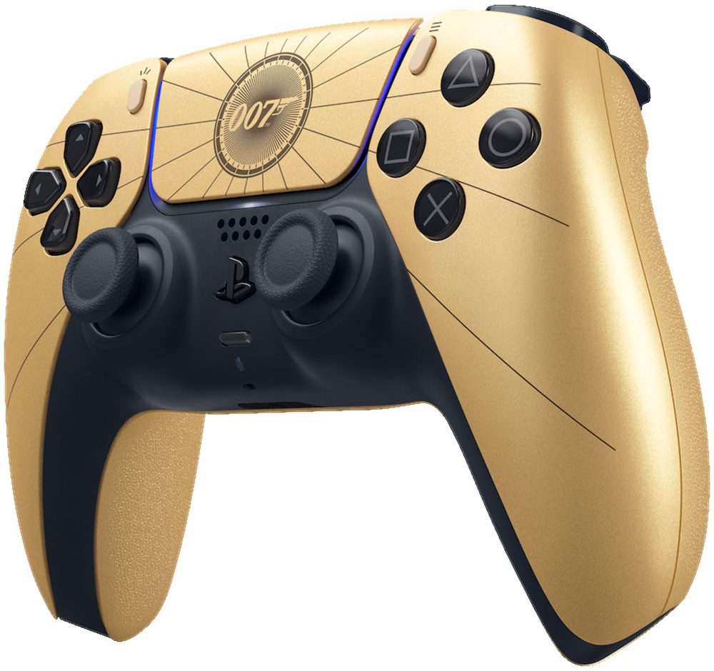 PlayStation 5 007 First - Light Limited Edition Gold DualSense Wireless-Controller