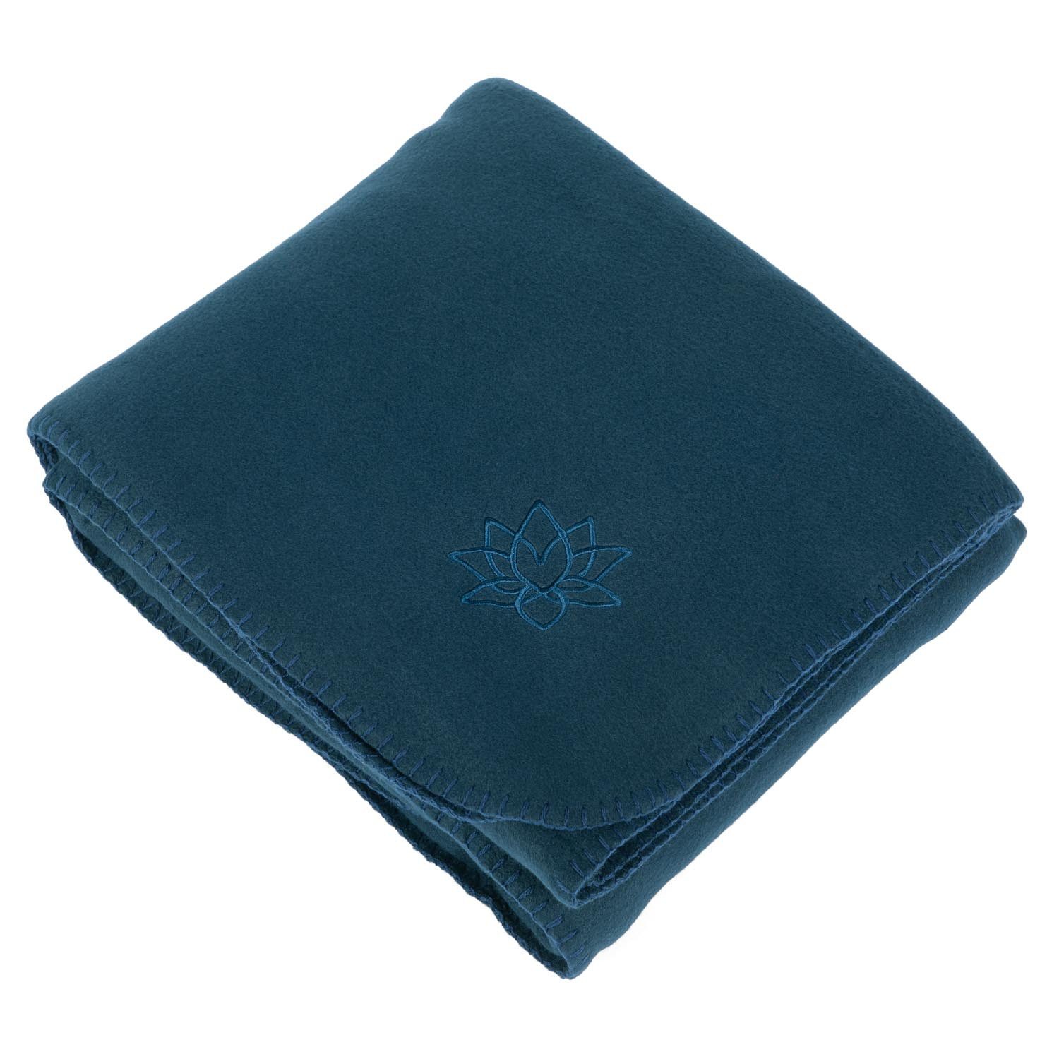 Wohndecke Yogadecke ASANA BLANKET dunkelblau, bodhi günstig online kaufen