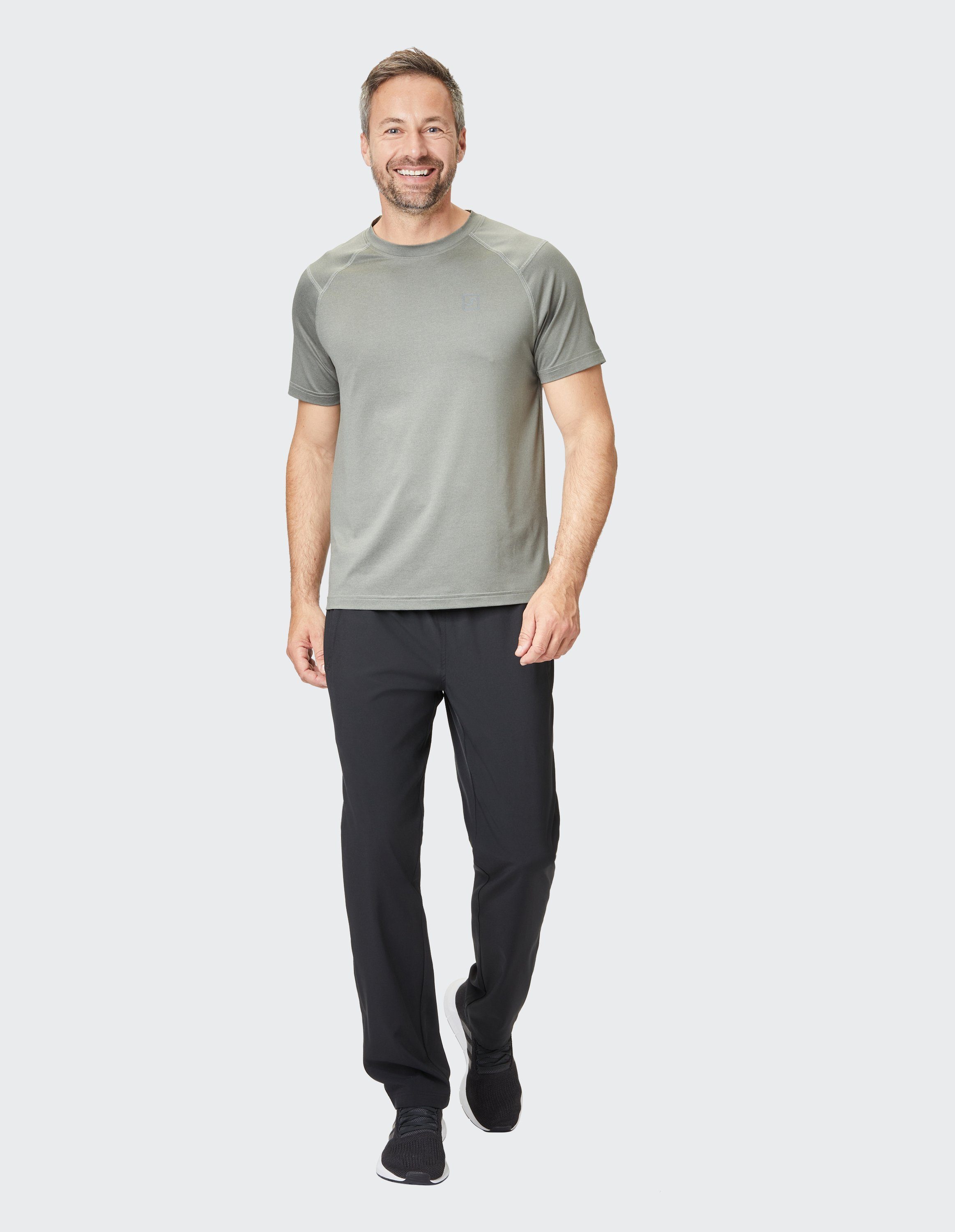 melange T-Shirt Joy green T-Shirt smoky JULES Sportswear