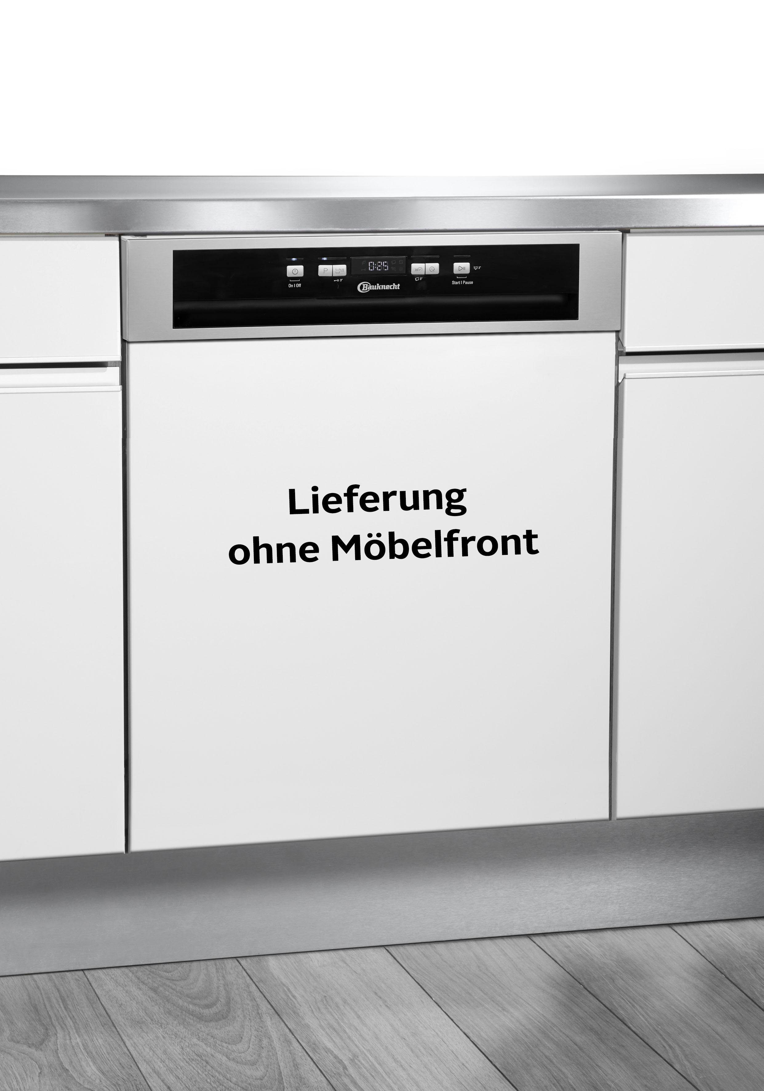 BAUKNECHT teilintegrierbarer Geschirrspüler BBC 3B+26 X (2), 13 Maßgedecke