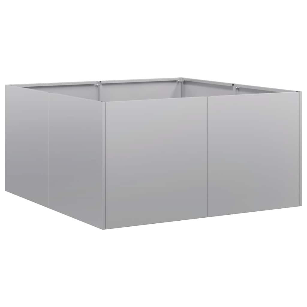 vidaXL Blumentopf Pflanzkübel 80x80x40 cm Verzinkter günstig online kaufen