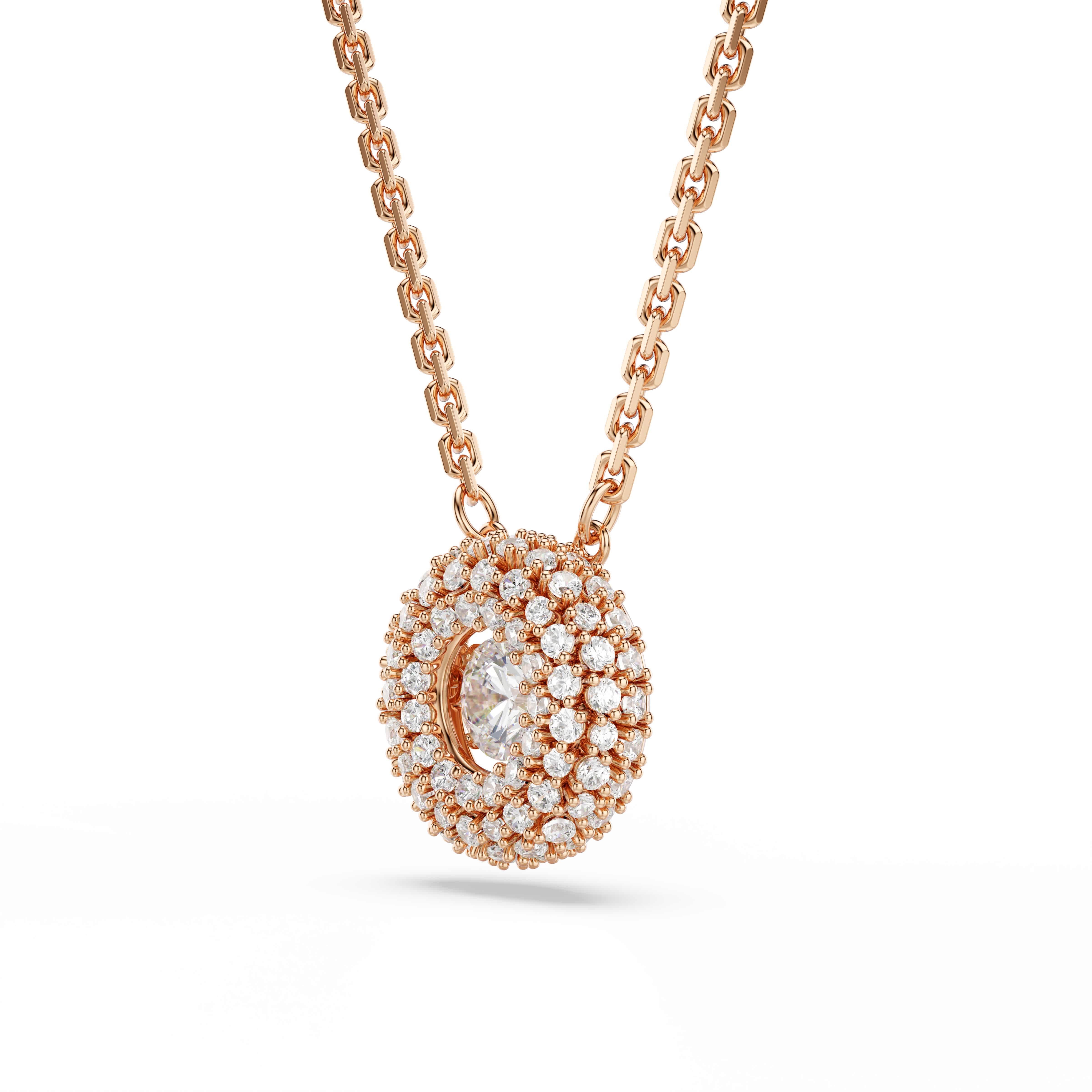 Swarovski Kette mit Anhänger Schmuck Geschenk SUBLIMA Halskette, mit Swarovski® Kristall