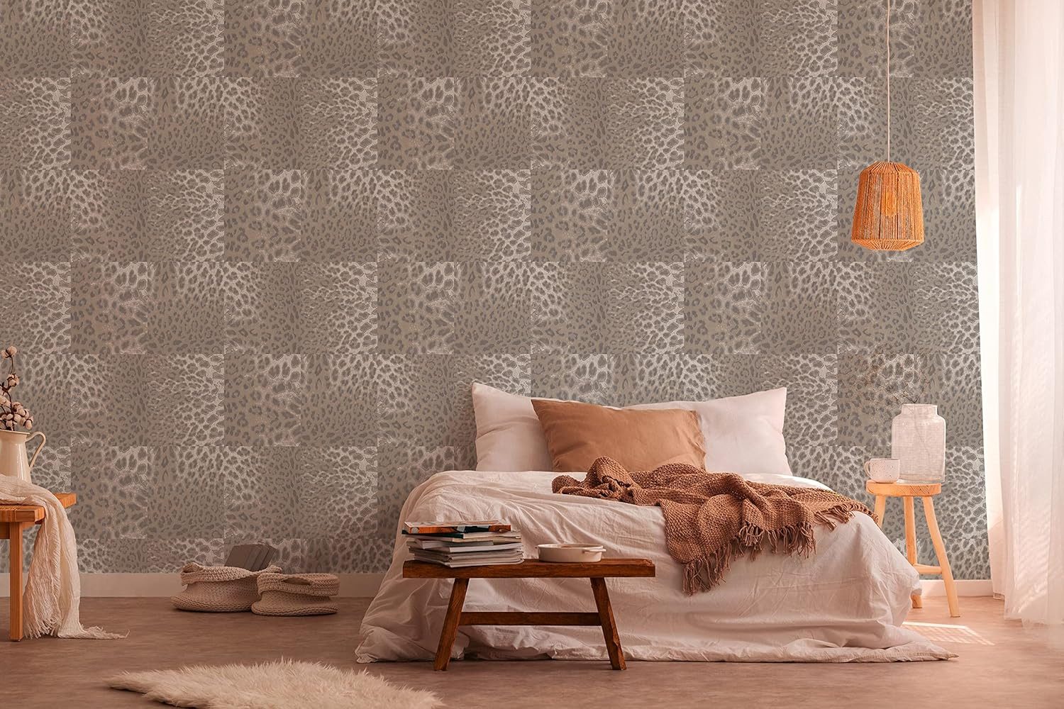 living walls Mustertapete Leopardenmuster Vliestapete Mustertapete günstig online kaufen
