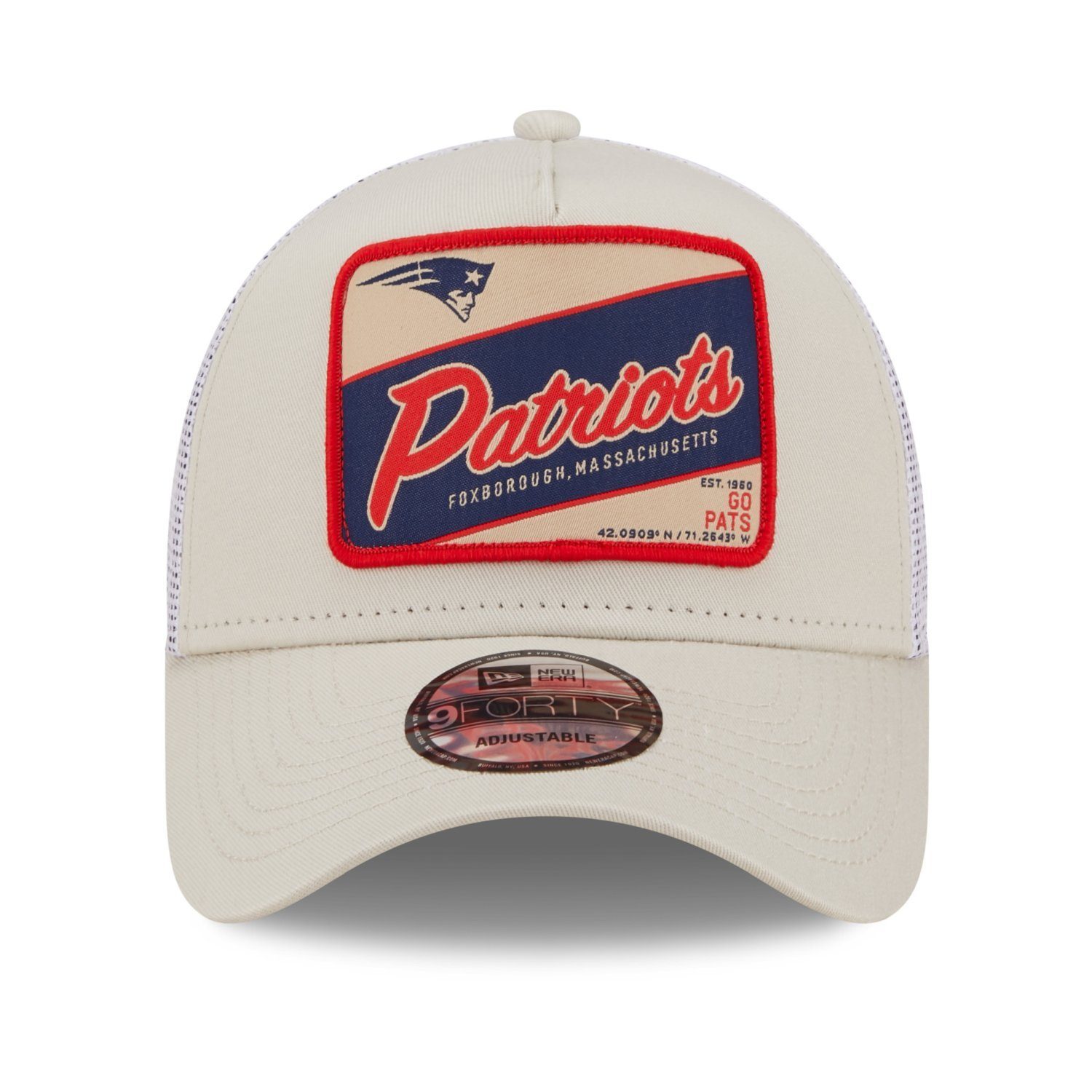 New Era Trucker Cap AFrame Trucker New England Patriots